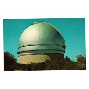 Vintage Postcard Palomar Observatory Carnegie Institution CA Rockefeller